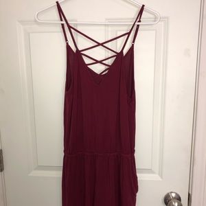 Maroon romper